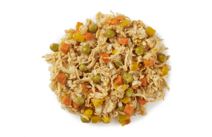 Chicken Breast with Pumpkin, Carrots & Peas in Broth Tin