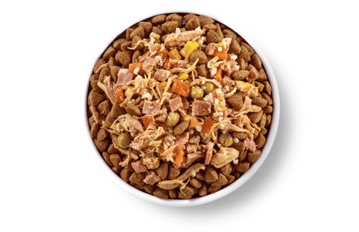 Chicken Breast with Ham, Pumpkin, Carrots & Peas in Broth Tin