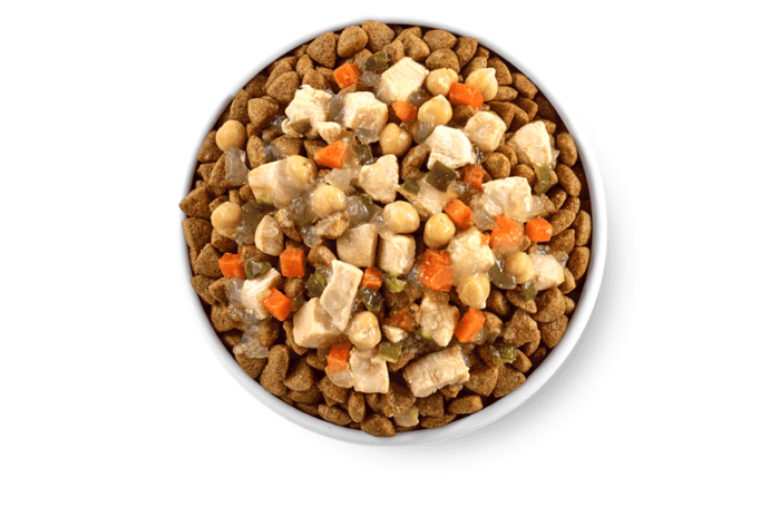 Chicken Breast with Carrots, Courgette & Chickpeas in Jelly Tin