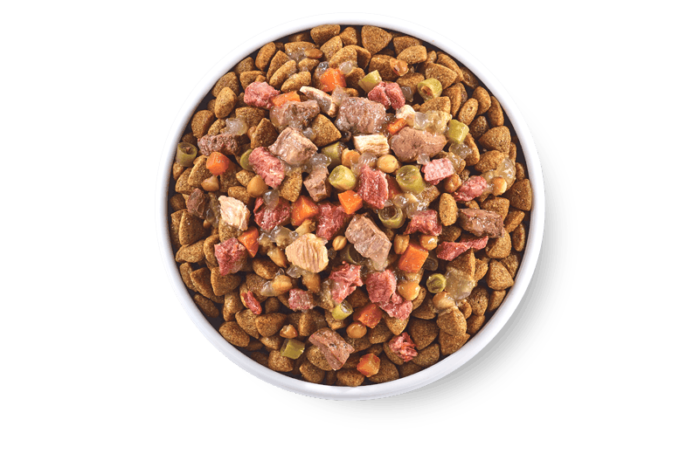 Beef with Carrots, Green Beans & Lentils in Jelly Tin
