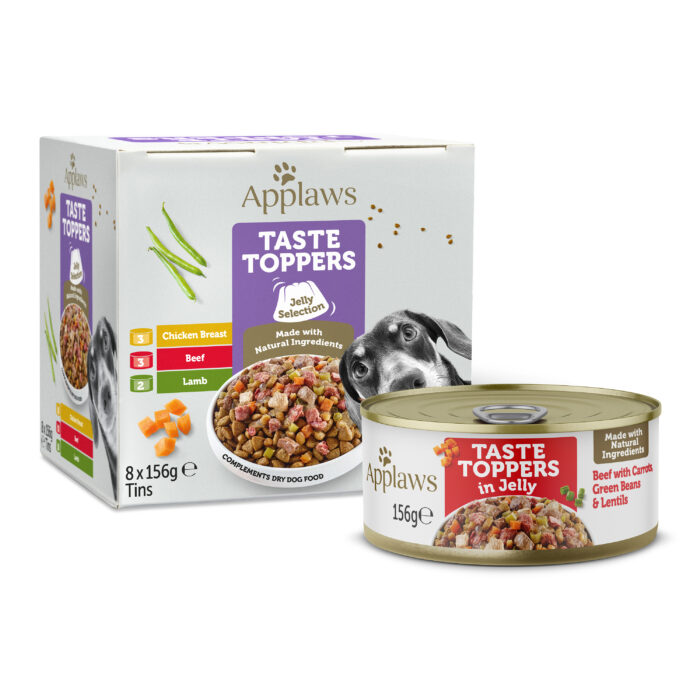 Beef with Carrots, Green Beans & Lentils in Jelly Tin
