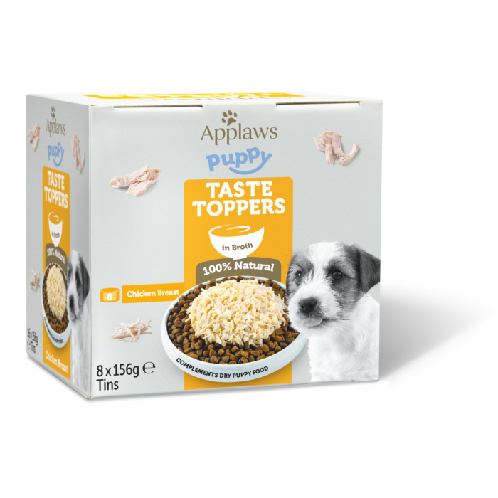 Chicken Breast in Broth puppy Tin Multipack 8 x 156g