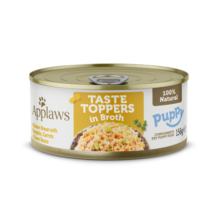 Chicken Breast with Vegetables in Broth puppy Tin 156g