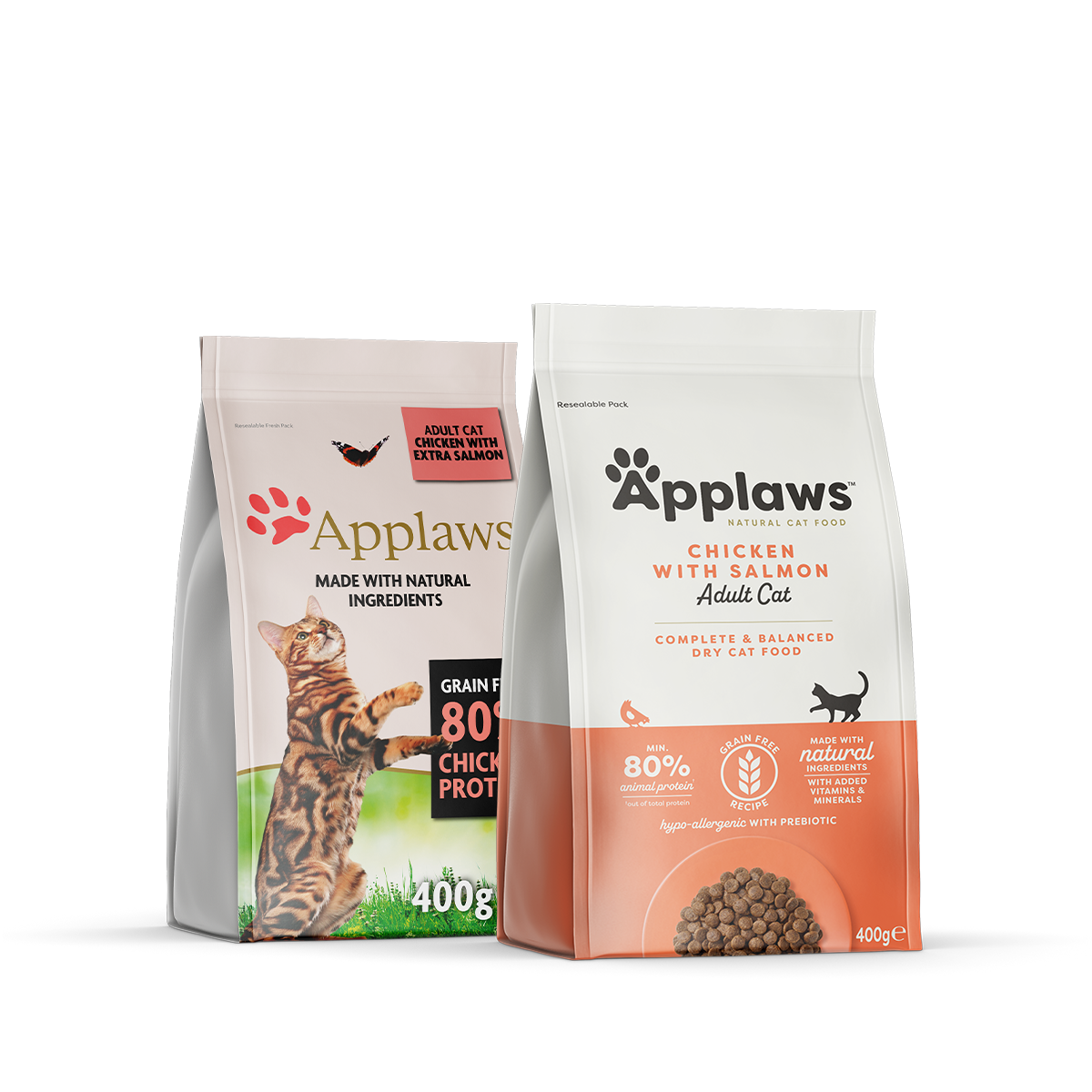 Chicken With Salmon Adult Dry Cat Food Applaws UK