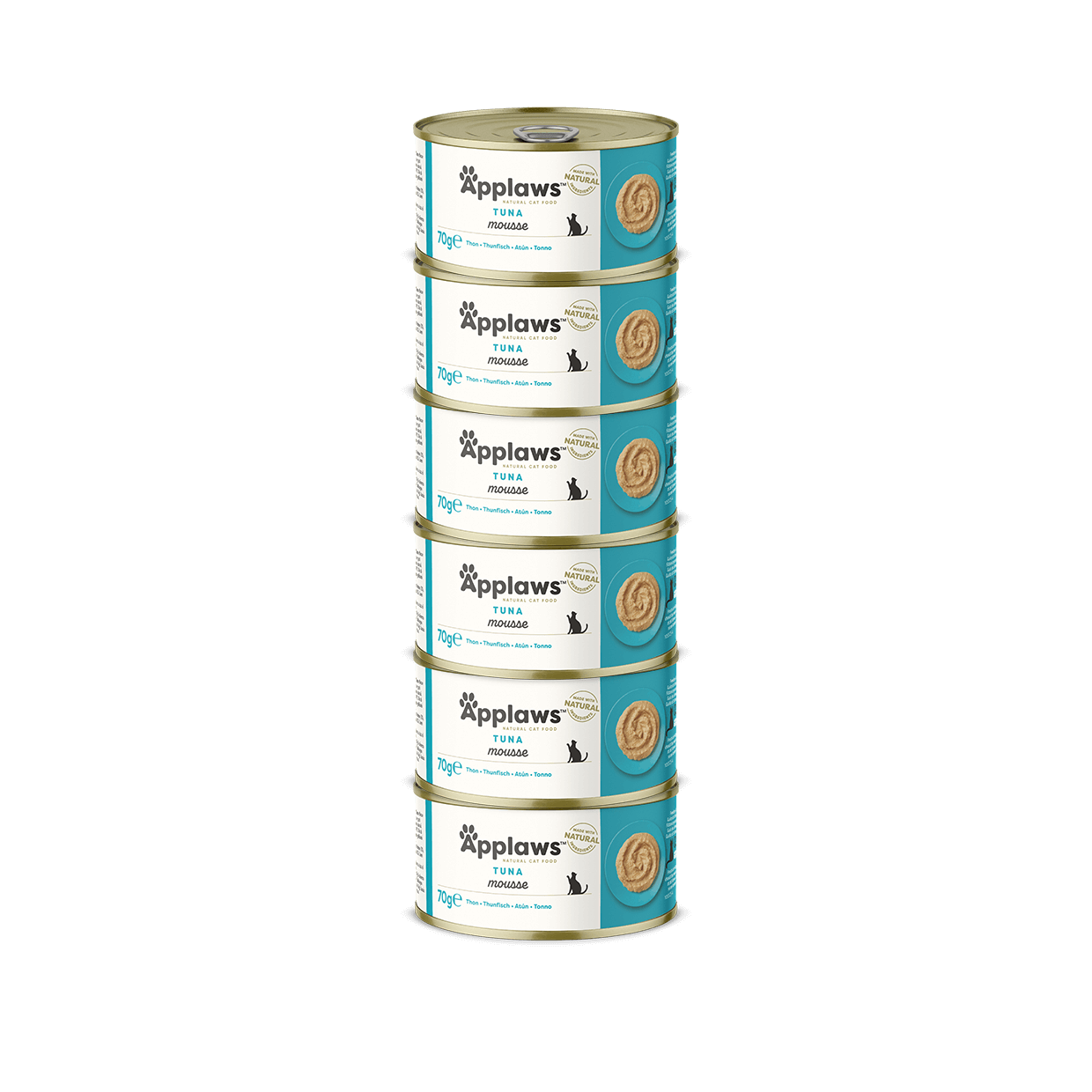 Tuna Mousse 6x70g Can Applaws UK