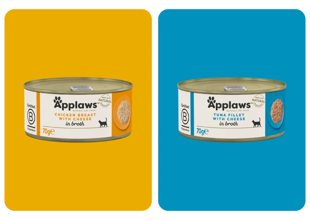 Applaws Chicken & Cheese in Broth and Applaws Tuna & Cheese in Broth